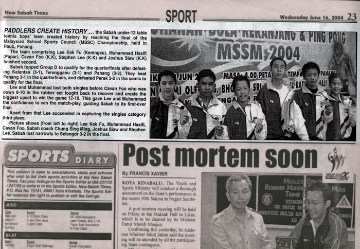 2.1.4.2 sport 2004-06-16 the new sabah times